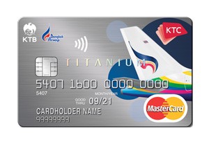 บัตรเครดิต KTC BANGKOK AIRWAYS TITANIUM MASTERCARD