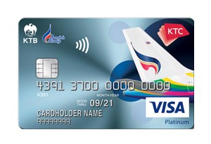 บัตรเครดิต KTC BANGKOK AIRWAYS VISA PLATINUM